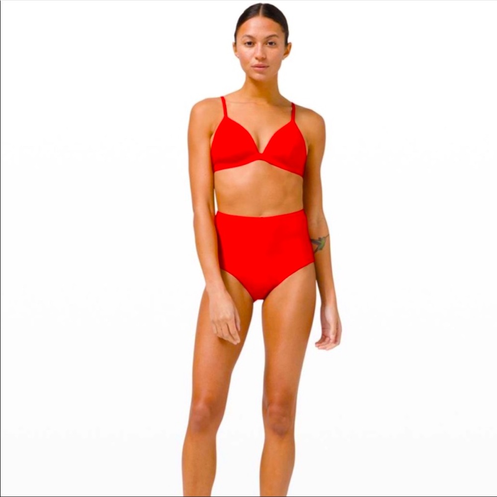 WT lululemon waterside swim top C cup